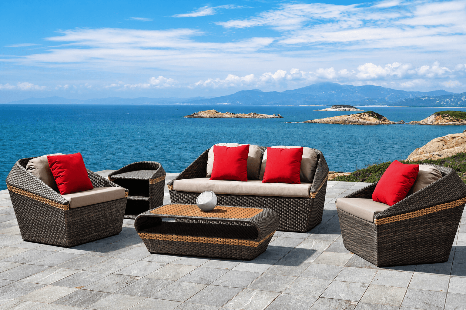 Outdoor sofa set