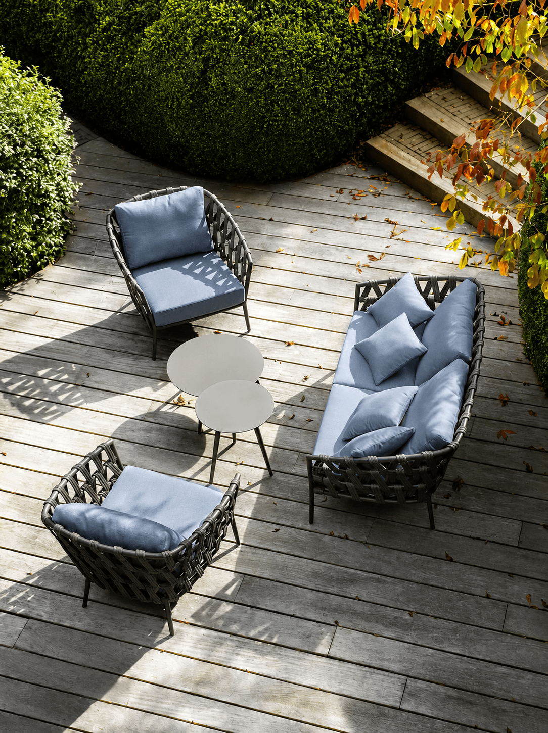 Wicker sofa set
